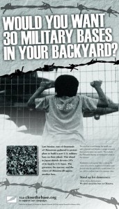 あなたの裏庭に基地があったら、どう思いますか？