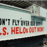 市民の抵抗~ヘリは私たちの上を飛ぶな!