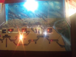 クチ・トンネルの模型。まるでアリの巣のよう。